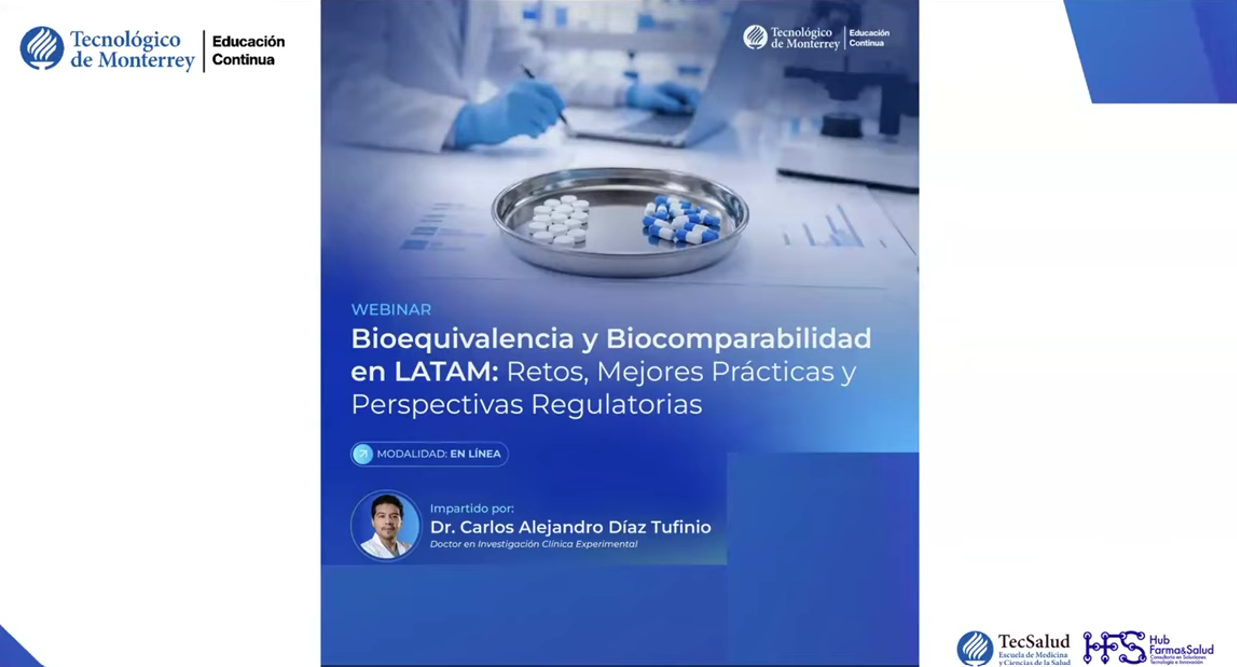 Bioequivalencia y Biocomparabilidad en LATAM: Retos, mejores prácticas y perspectivas regulatorias